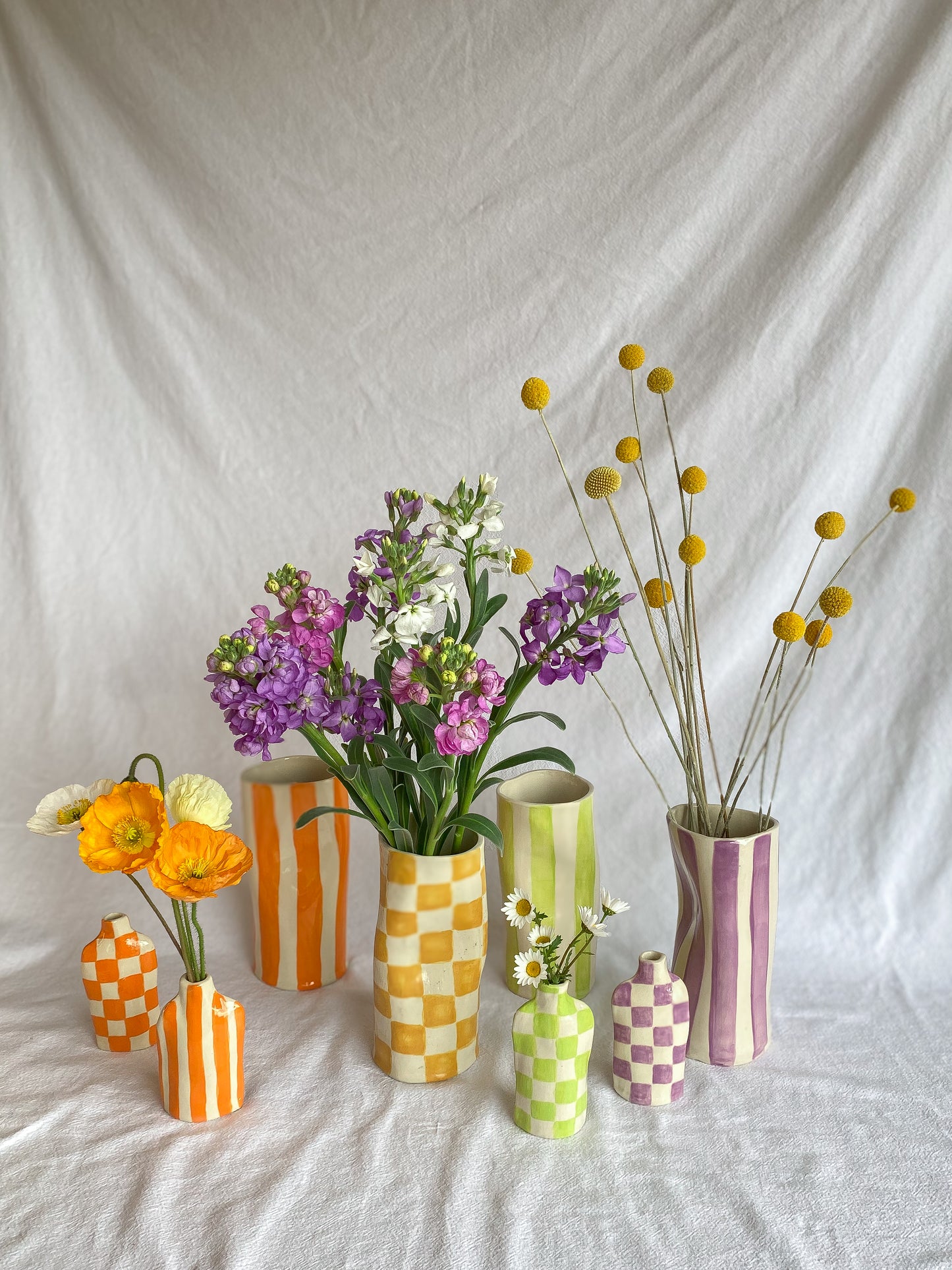 Petite ceramic bud vase