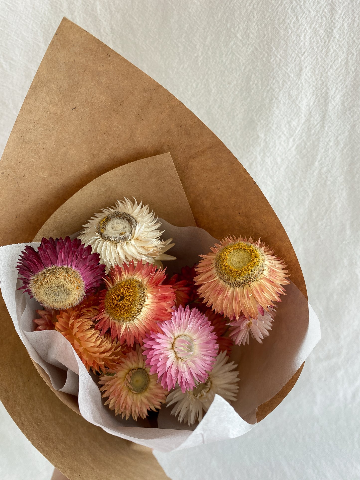 Dried Strawflowers