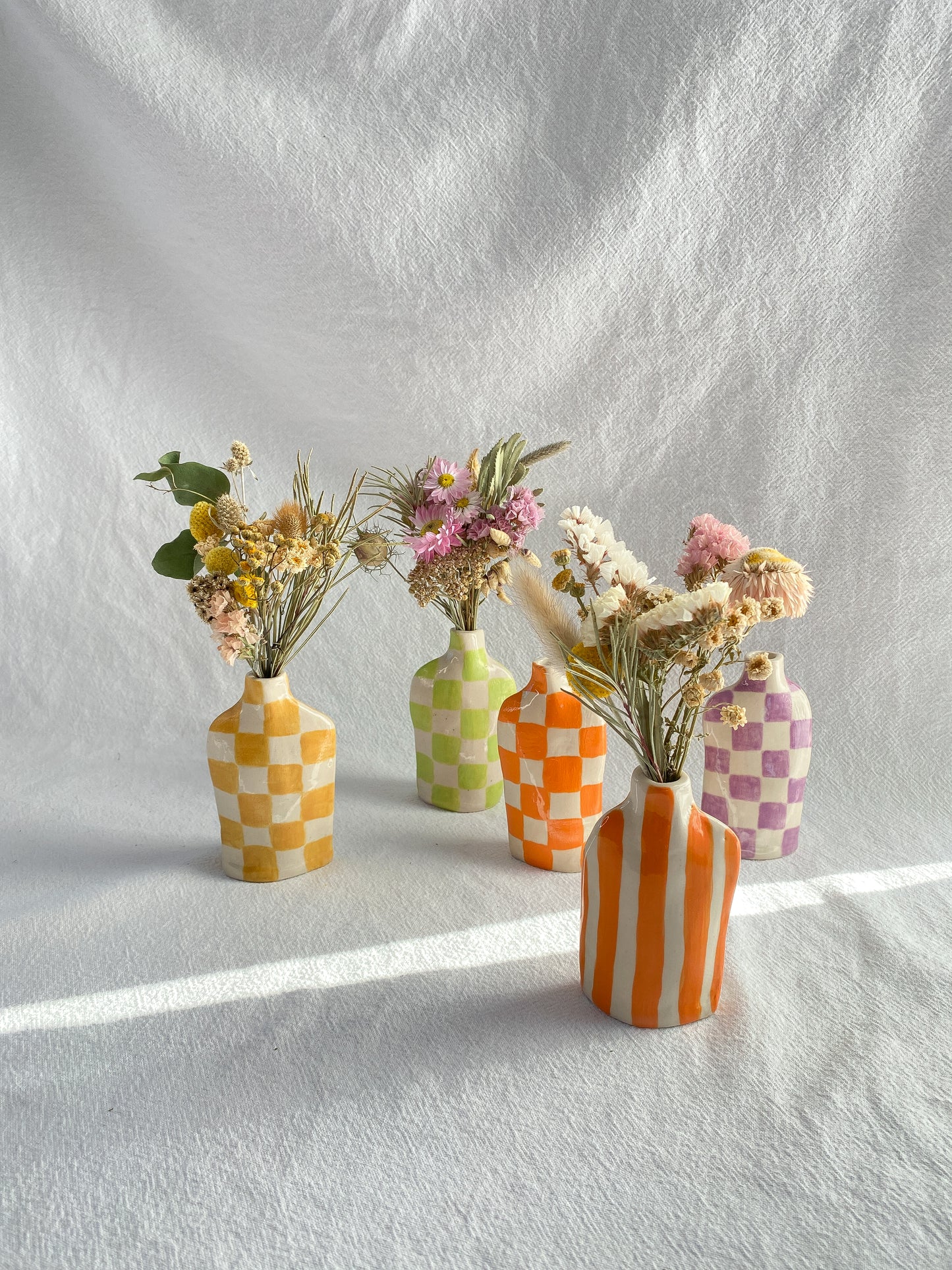 Petite ceramic bud vase