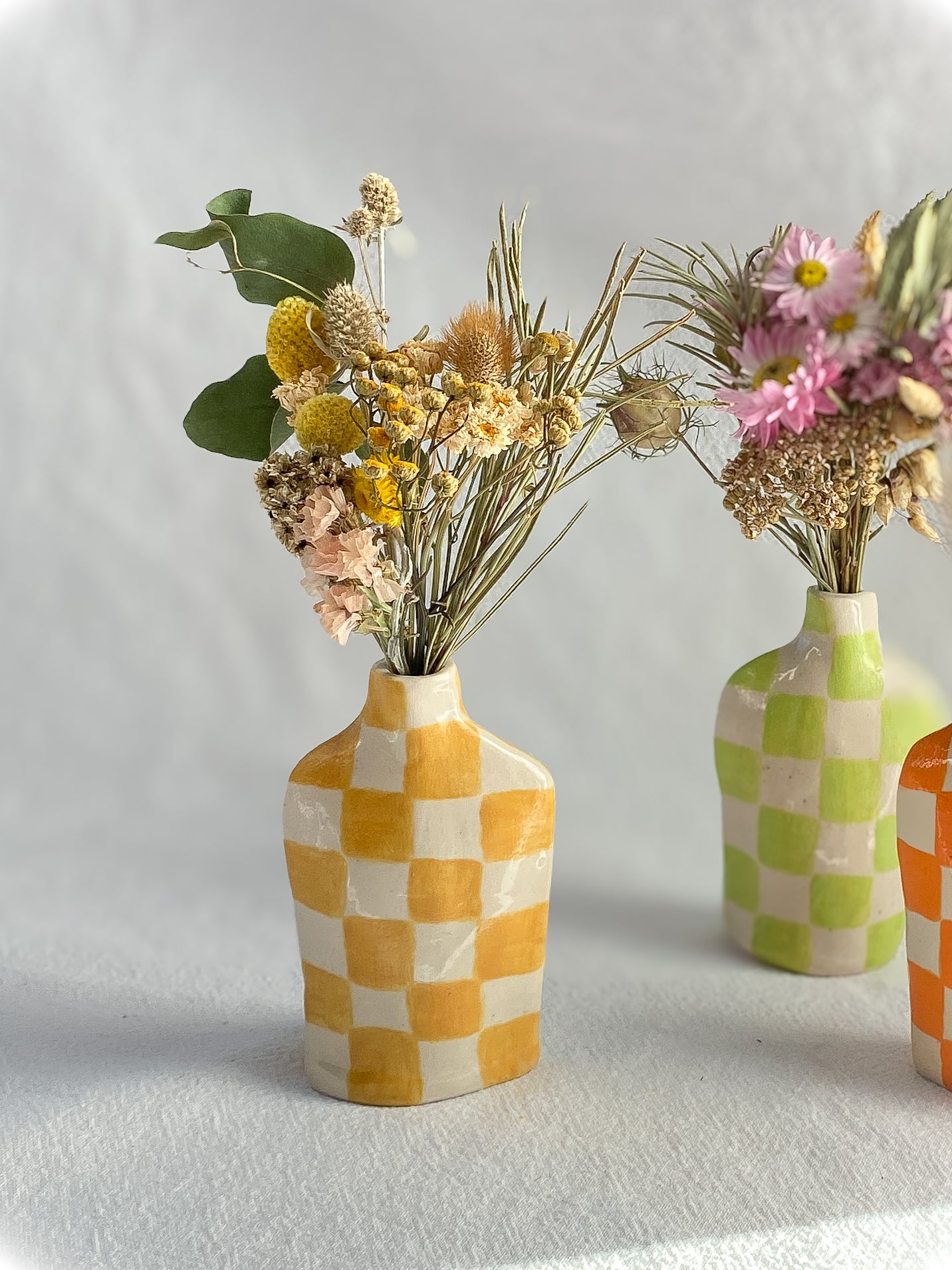 Petite ceramic bud vase