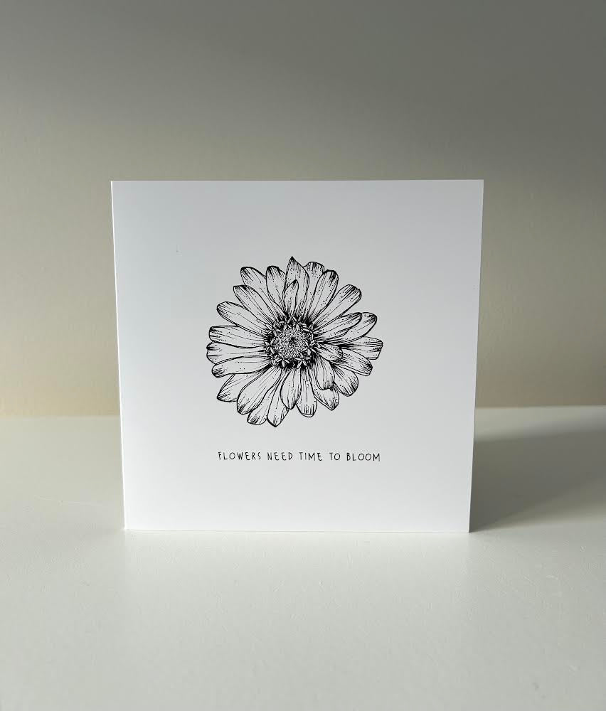 Zinnia card